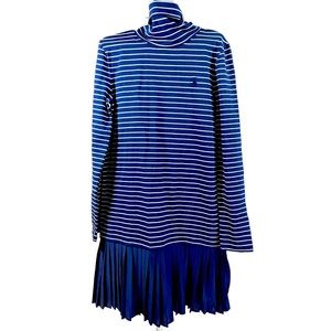 Polo Ralph Lauren girls turtleneck striped dress size 8-10
